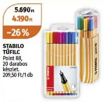 STABILO TŰFILC 20 db