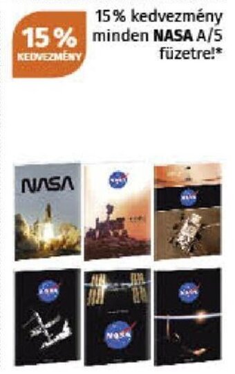 Müller Minden NASA A/5 füzetre! ajánlat