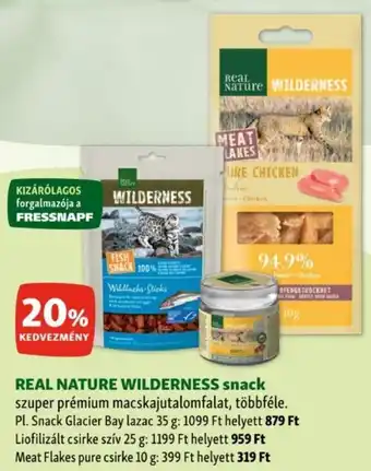 REAL NATURE WILDERNESS snack 10 - 35 g