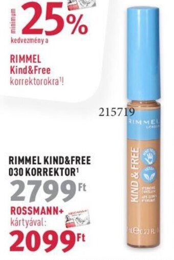 RIMMEL KIND&FREE 030 KORREKTOR 1 db