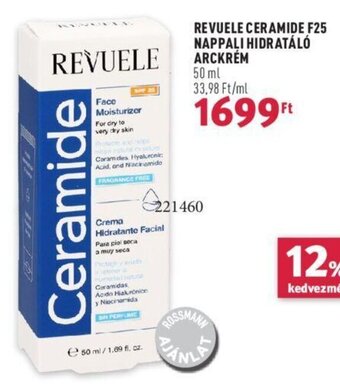 REVUELE CERAMIDE F25 NAPPALI HIDRATÁLÓ ARCKRÉM 50 ml