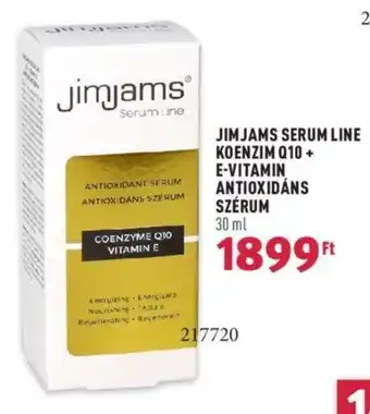 Rossmann JIMJAMS SERUM LINE KOENZIM Q10 + E-VITAMIN ANTIOXIDÁNS SZÉRUM 30 ml ajánlat
