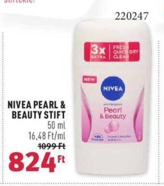 Rossmann NIVEA PEARL & BEAUTY STIFT 50 ml ajánlat