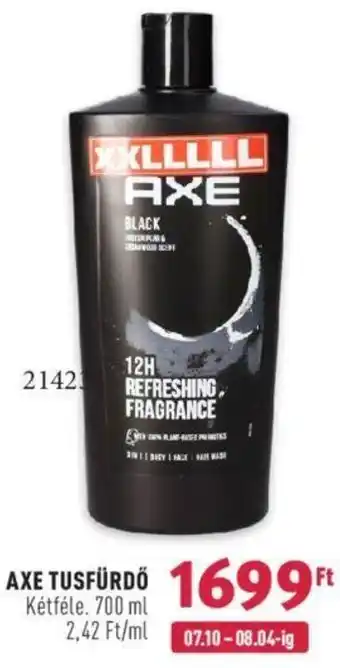 Rossmann AXE TUSFÜRDÖ 700 ml ajánlat