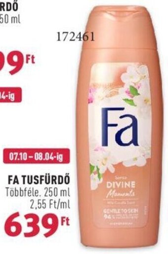 Rossmann FA TUSFÜRDŐ 250 ml ajánlat