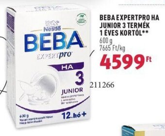 BEBA EXPERTPRO HA JUNIOR 3 TERMÉK 1 ÉVES KORTÓL 600 g