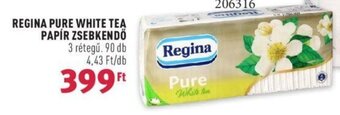 Rossmann REGINA PURE WHITE TEA PAPÍR ZSEBKENDŐ 90 db ajánlat