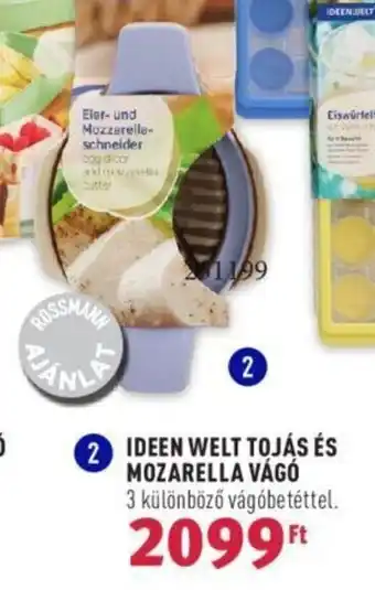 IDEEN WELT TOJÁS ÉS MOZARELLA VÁGÓ 1 db