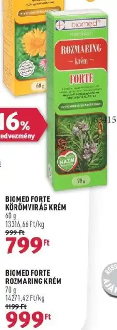 BIOMED FORTE ROZMARING KRÉM 70 g