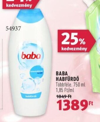 Rossmann BABA HABFÜRDŐ 750 ml ajánlat