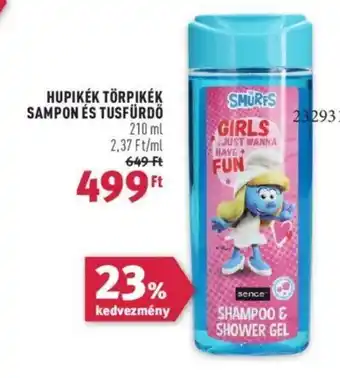 Rossmann HUPIKÉK TÖRPIKÉK SAMPON ÉS TUSFÜRDŐ 210 ml ajánlat