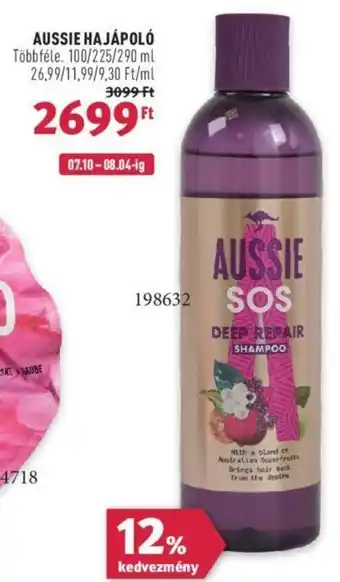 Rossmann AUSSIE HAJÁPOLÓ 100 - 290 ml ajánlat