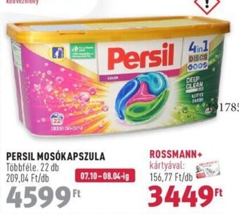 Rossmann PERSIL MOSÓKAPSZULA 22 db ajánlat