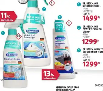 Rossmann DR. BECKMANN SÜTŐTISZTÍTÓ GÉL 375 ml ajánlat