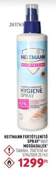 HEITMANN FERTŐTLENÍTŐ SPRAY 250 / 1250 ml
