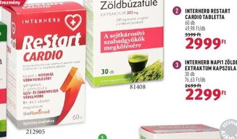 Rossmann INTERHERB RESTART CARDIO TABLETTA 60 db ajánlat