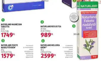 Rossmann NATURLAND FEKETE NADÁLYTŐ KRÉM 60 g ajánlat