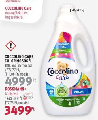 Rossmann COCCOLINO CARE COLOR MOSÓGÉL 1800 ml ajánlat