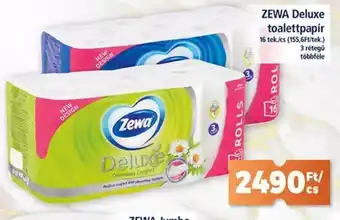 ZEWA Deluxe toalettpapír 16 tekercs