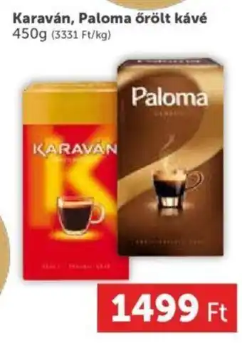PRIVÁT Karaván, Paloma örölt kávé 450 g ajánlat