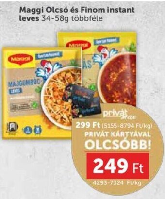 Maggi Olcsó és Finom instant leves 34 - 58 g