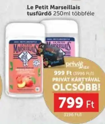Le Petit Marseillais tusfürdő 250 ml