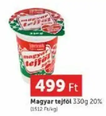 PRIVÁT Magyar tejföl 330 g ajánlat