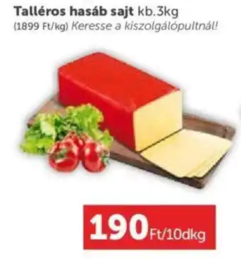 Talléros hasáb sajt 10 dkg