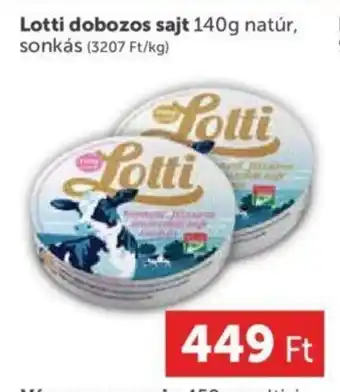 PRIVÁT Lotti dobozos sajt 140 g ajánlat