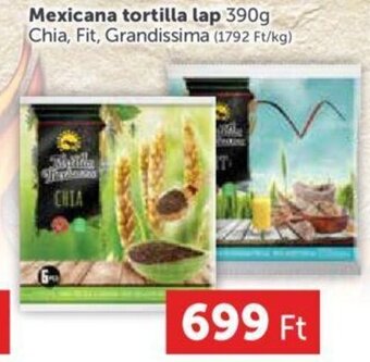 PRIVÁT Mexicana tortilla lap 390 g ajánlat