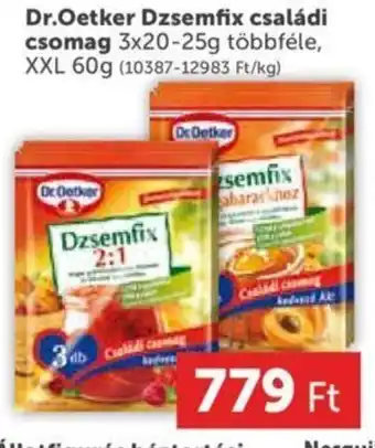 PRIVÁT Dr.Oetker Dzsemfix családi csomag 3 x 20 - 25 g / 60 g ajánlat