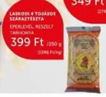 PRIVÁT LASKODI 4 TOJÁSOS SZÁRAZTÉSZTA 250 g ajánlat
