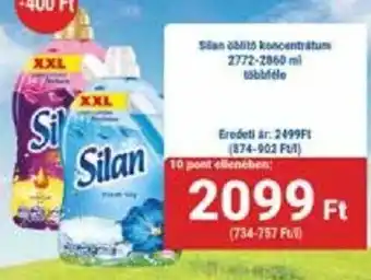 PRIVÁT Silan öblítő koncentrátum 2772 - 2860 ml ajánlat