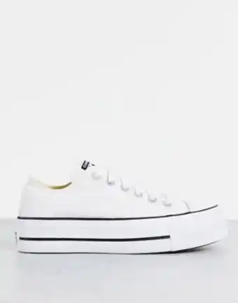 ASOS Converse chuck taylor lift ox platform trainers in white ajánlat