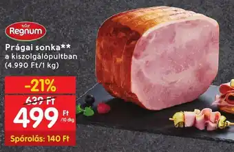 Spar Prágai sonka 10 dkg ajánlat
