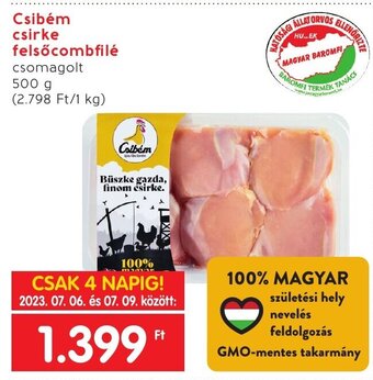 Spar Csibém csirke felsőcombfilé 500 g ajánlat