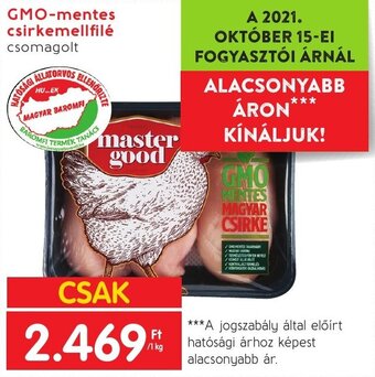 Spar GMO-mentes csirkemellfilé 1 kg ajánlat