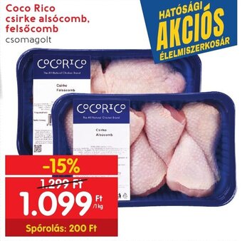 Spar Coco Rico csirke alsócomb, felsőcomb 1 kg ajánlat