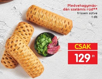 Spar Medvehagymás-dán szalámis rúd 1 db ajánlat