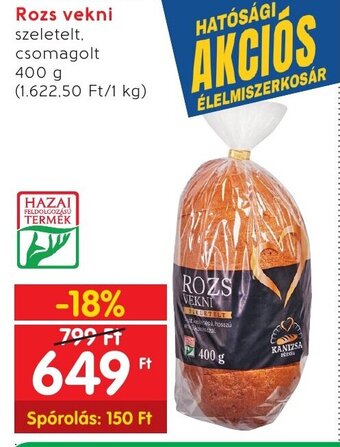 Spar Rozs vekni 400 g ajánlat