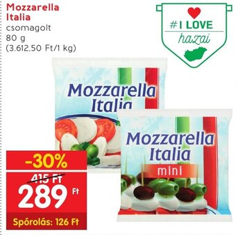 Spar Mozzarella Italia 80 g ajánlat