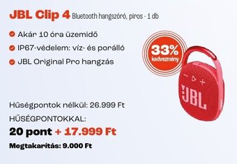 Spar JBL Clip 4 1 db ajánlat