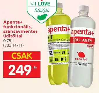Spar Apenta+ funkcionális, szénsavmentes üdítőital 0,75 I ajánlat