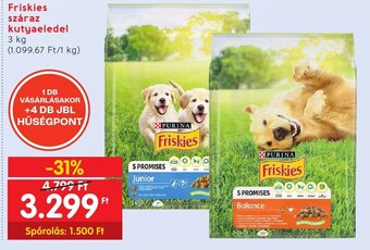 Spar Friskies száraz kutyaeledel 3 kg ajánlat