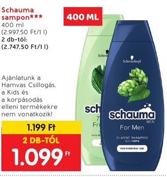 Spar Schauma sampon 400 ml ajánlat