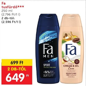 Spar Fa tusfürdő 250 ml ajánlat