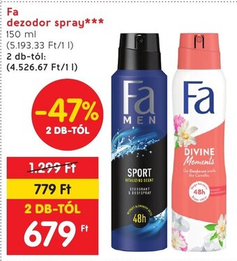 Spar Fa dezodor spray 150 ml ajánlat