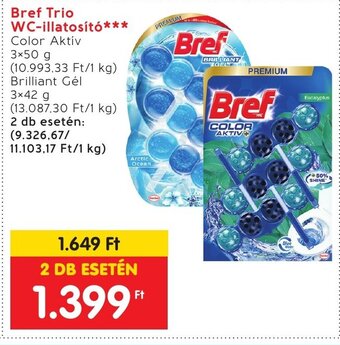 Spar Bref Trio WC-illatosító 3 x 50 / 3 x 42 g ajánlat