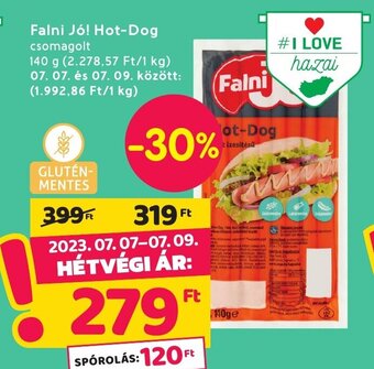 Spar Falni Jó! Hot-Dog 140 g ajánlat