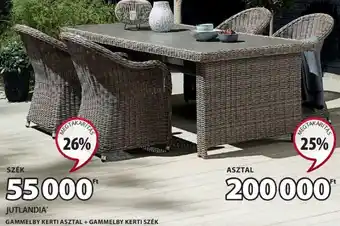 JYSK GAMMELBY KERTI SZÉK 1 db ajánlat